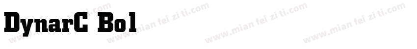 DynarC Bold字体转换